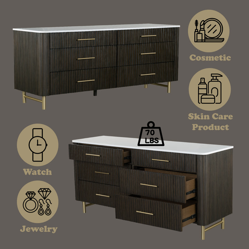 Clayten Dresser & Mirror