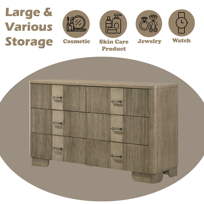 Lakkari Dresser & Mirror
