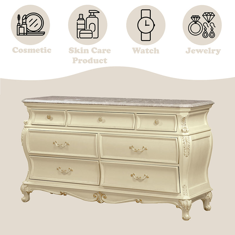 Chantelle Dresser & Mirror