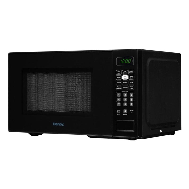 Danby: 0.7 cuft Countertop Microwave, 700 Watts, 10 Power Levels - Black