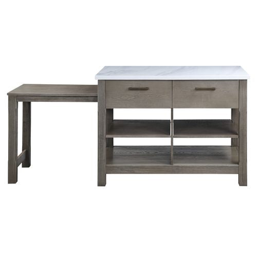 Feivel Kitchen Island & Serving Cart