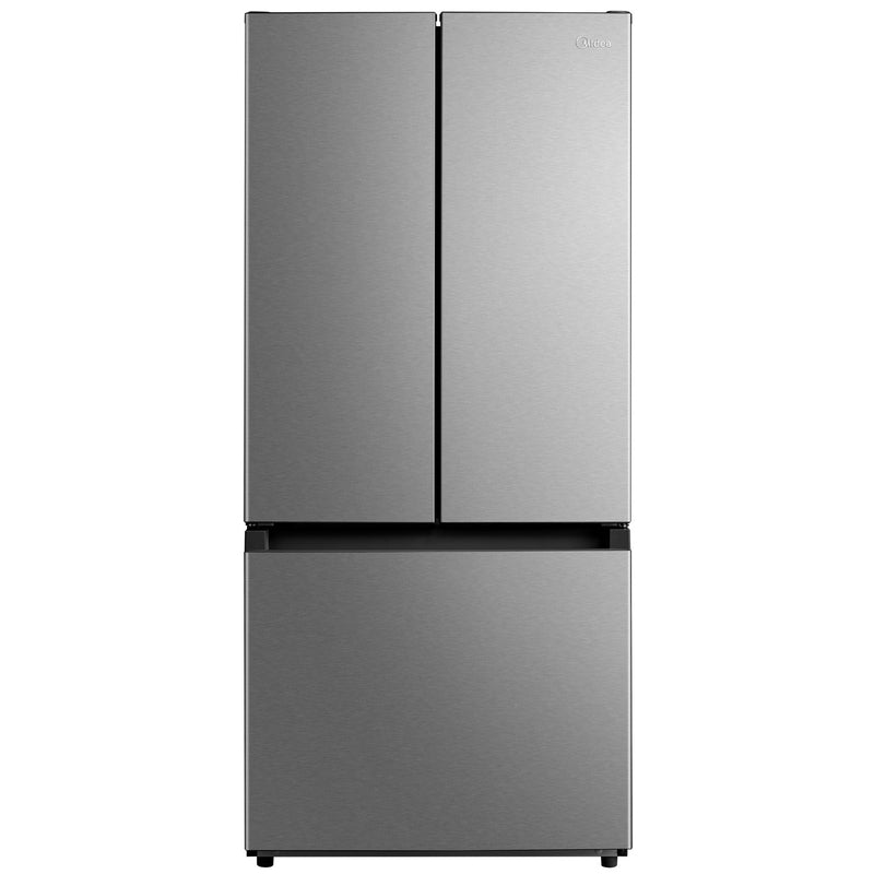 Midea: 18 CF French Door, 30" Wide, Non-Dispense **Stainless**