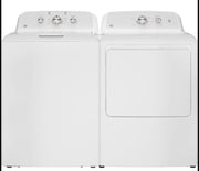 GE: 4.3 cu. ft. Capacity Washer with Stainless Steel Basket & 7.2 cu. ft. Capacity Gas Dryer