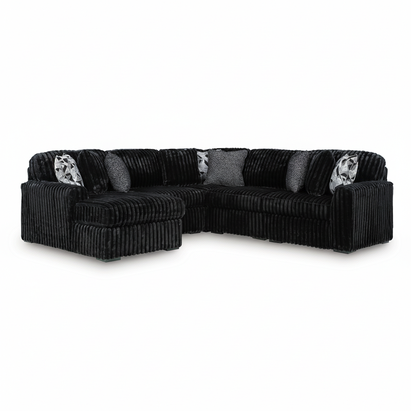 Midnight-Madness 6-Piece Sectional with Chaise