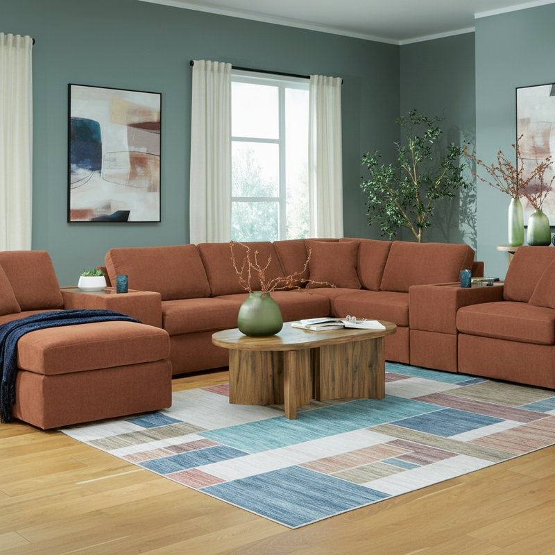 Modmax 3-Piece Sectional with Storage Chaise