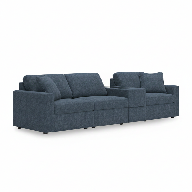 Modmax 4-Piece Sofa with Storage Console