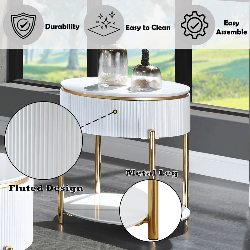 Daveigh End Table
