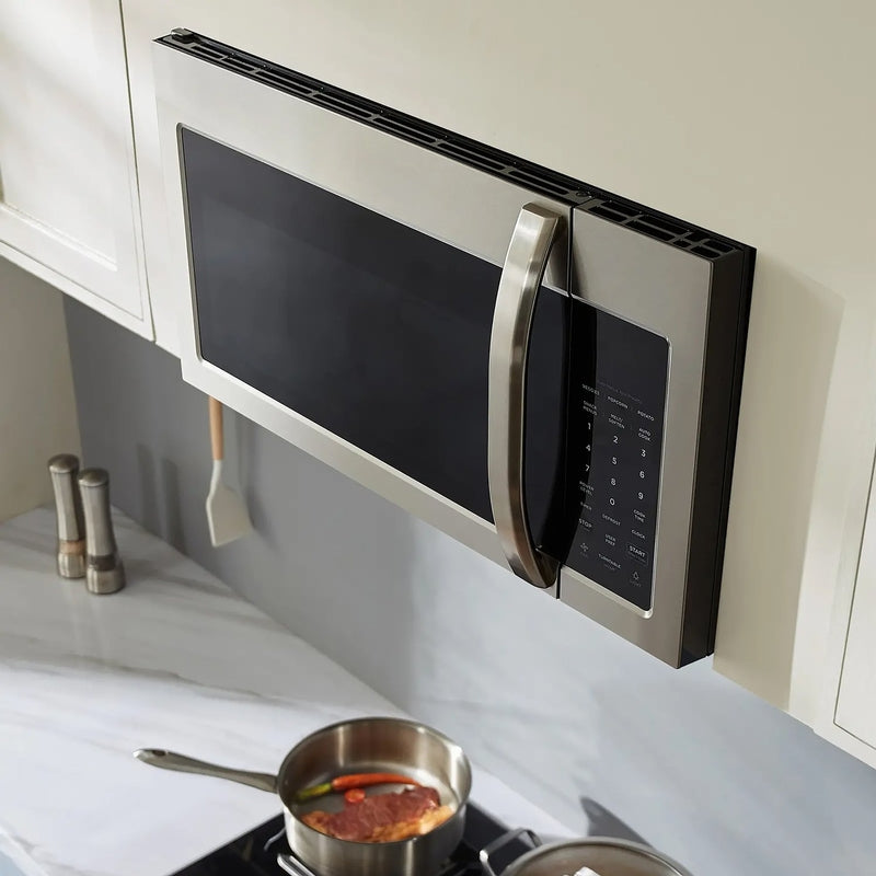 Midea: 1.7 CF Over-the-Range Microwave - Stainless