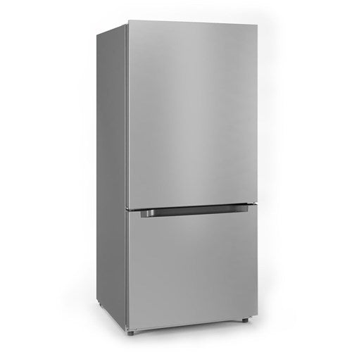 Midea: 18.7 CF Bottom Mount, 30" Wide - Stainless