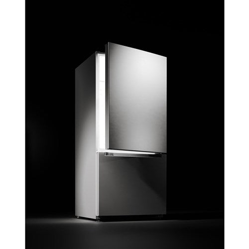 Midea: 18.7 CF Bottom Mount, 30" Wide - Stainless