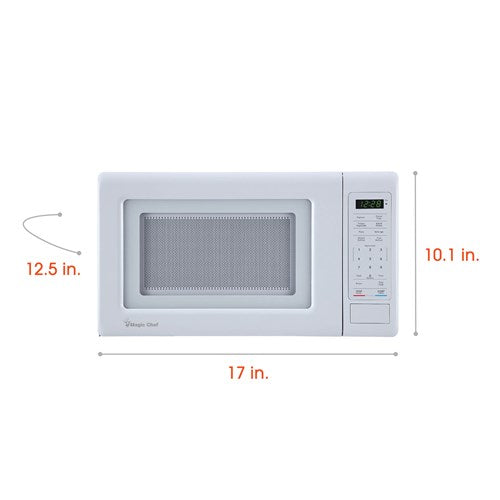 Magic Chef: 0.7 Cu Ft Countertop 700 Watt Digital Touch - White