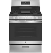 GE: 30" Free-Standing Gas Range (Stainless Steel)