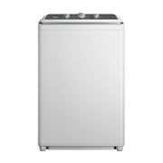 Midea: 4.1 CF Top Load Washer, Agitator, Stainless Tub - White
