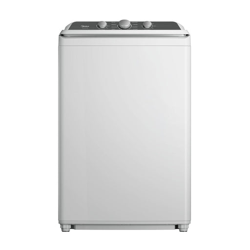 Midea: 4.1 CF Top Load Washer, Agitator, Stainless Tub - White