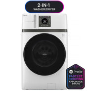 GE: Profile 4.6 cu. ft. Capacity UltraFast Combo with Ventless Inverter Heat Pump Washer/Dryer